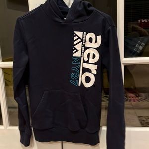 Men Aeropostale sweatshirt.  Dark blue . XS